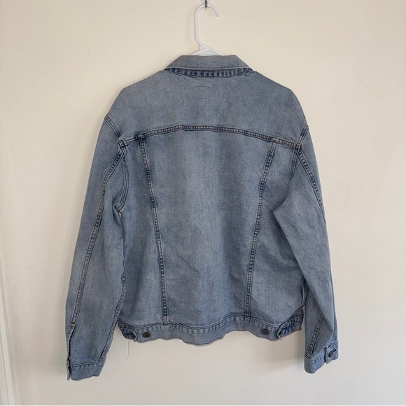 Vintage Gap Light Wash Denim Jeans Jacket XL - Picture 4 of 6